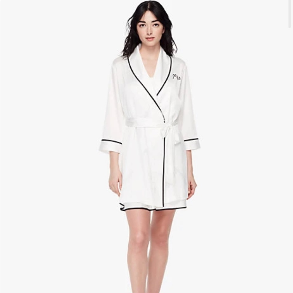 Kate Spade wedding/bride Mrs. Robe